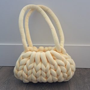 BOYA Handmade Dumpling Bag - Pastel Yellow Color