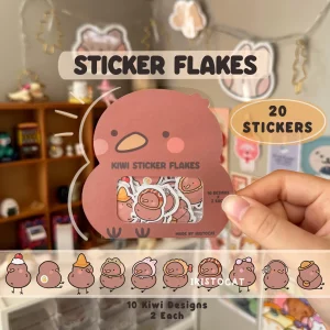 Kiwi Sticker Flakes