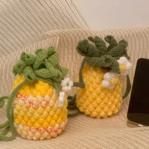 Super cute pineapple crossbody bag