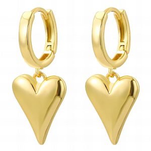 Amira Heart Pendant Earrings